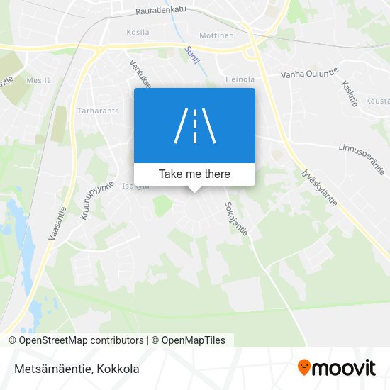 Metsämäentie map