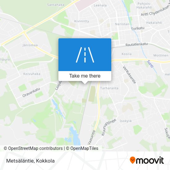 Metsäläntie map