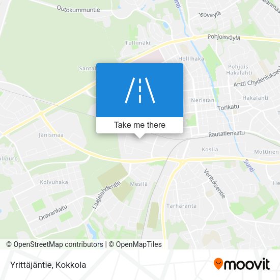 Yrittäjäntie map