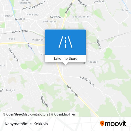 Käpymetsäntie map