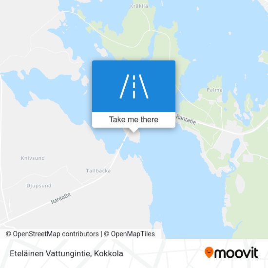 Eteläinen Vattungintie map