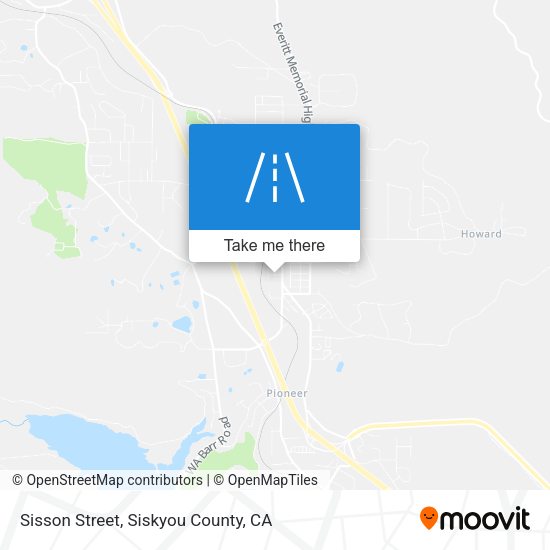 Sisson Street map