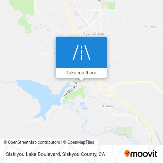 Mapa de Siskiyou Lake Boulevard