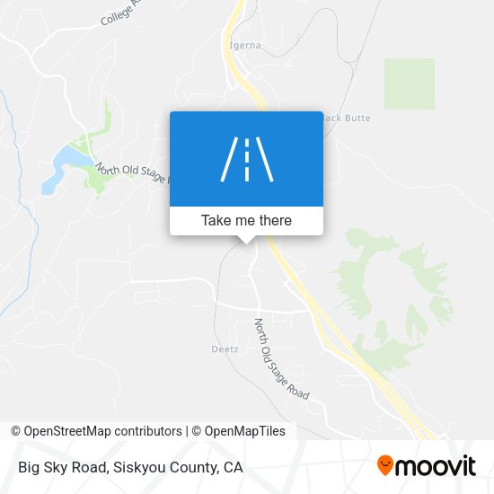 Mapa de Big Sky Road