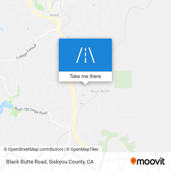 Mapa de Black Butte Road