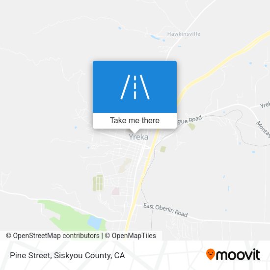 Pine Street map