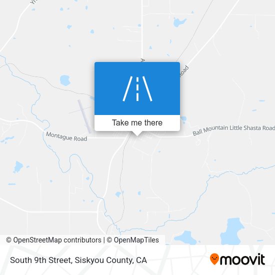 South 9th Street map