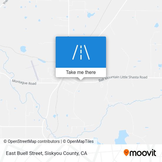 East Buell Street map