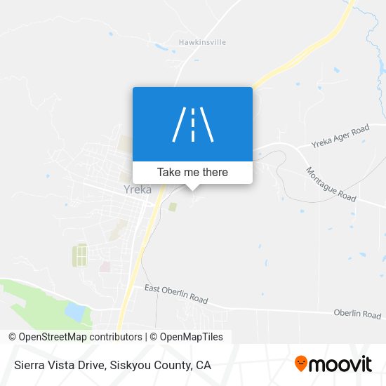 Sierra Vista Drive map