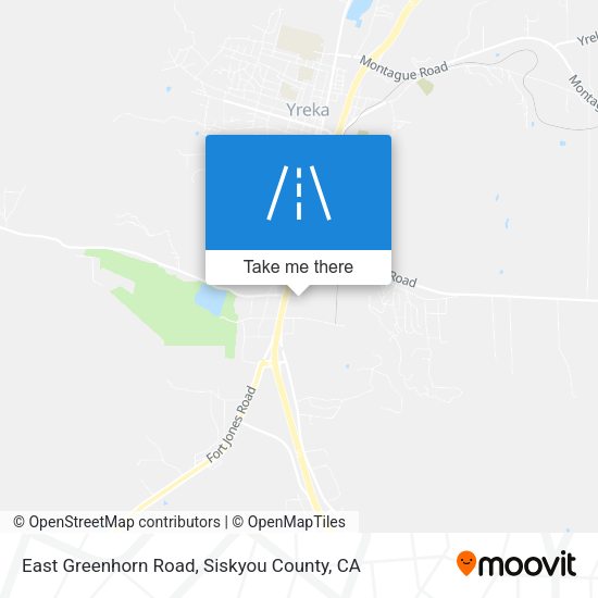 East Greenhorn Road map