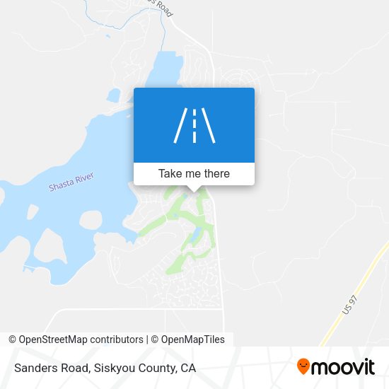 Sanders Road map