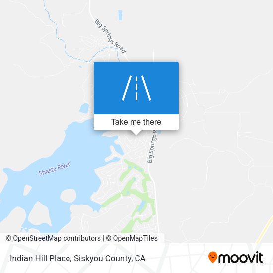 Indian Hill Place map
