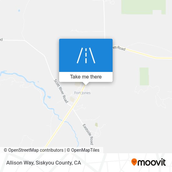Mapa de Allison Way
