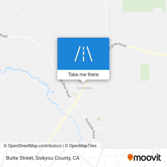 Mapa de Butte Street
