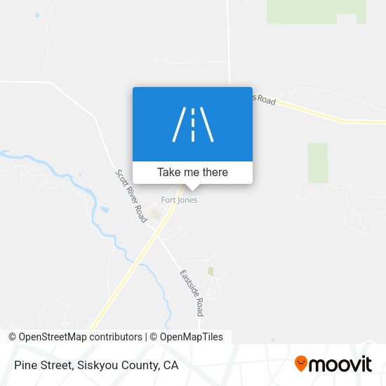 Pine Street map