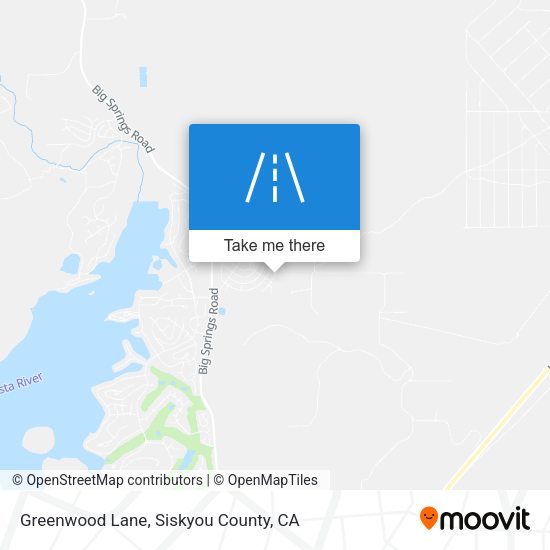 Greenwood Lane map