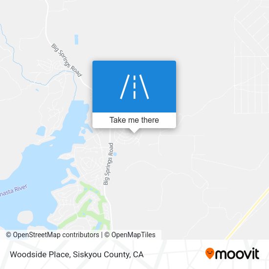 Woodside Place map
