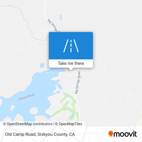 Old Camp Road map