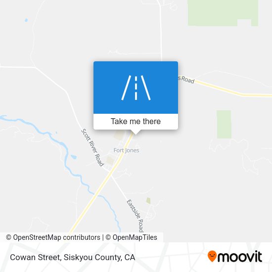 Cowan Street map