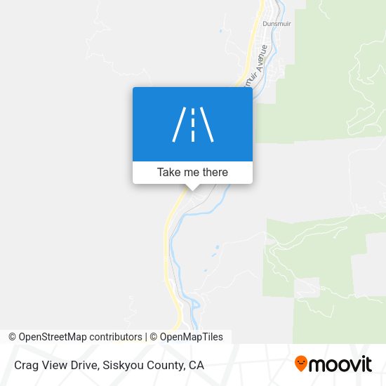 Crag View Drive map