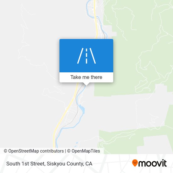 Mapa de South 1st Street