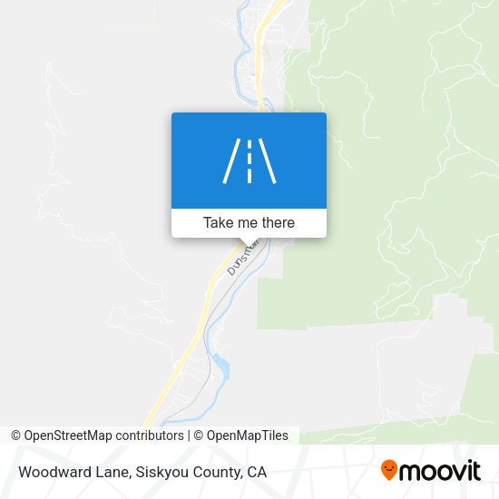 Woodward Lane map