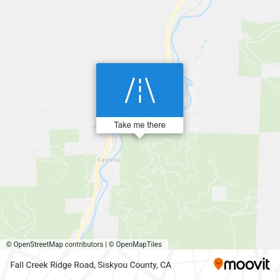 Mapa de Fall Creek Ridge Road