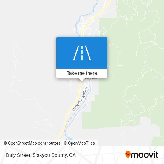 Daly Street map