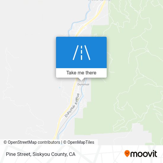 Pine Street map