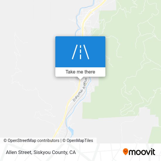 Allen Street map