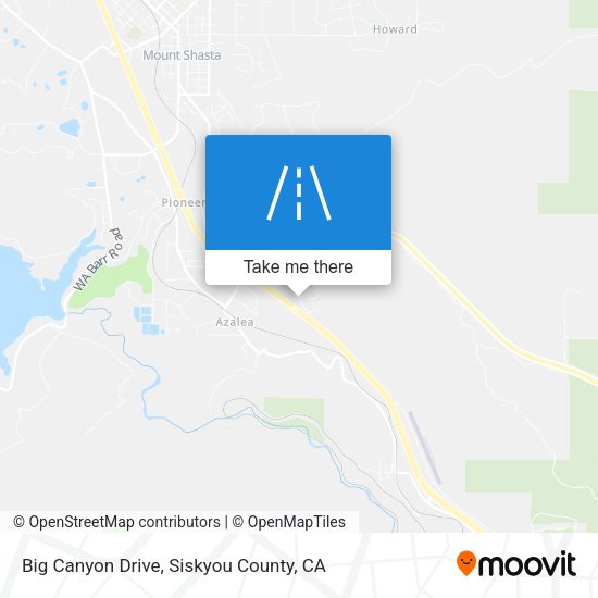Big Canyon Drive map