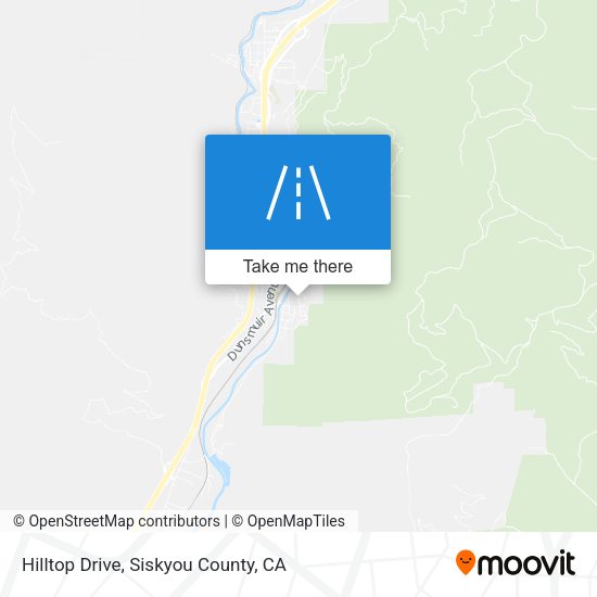 Mapa de Hilltop Drive