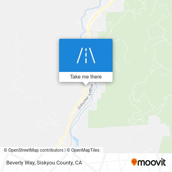 Beverly Way map