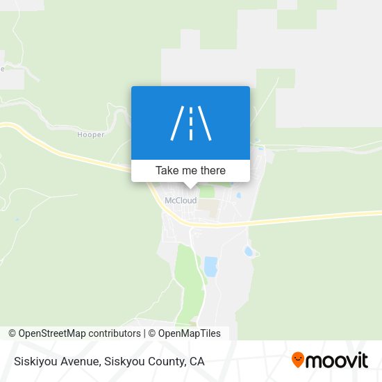 Siskiyou Avenue map