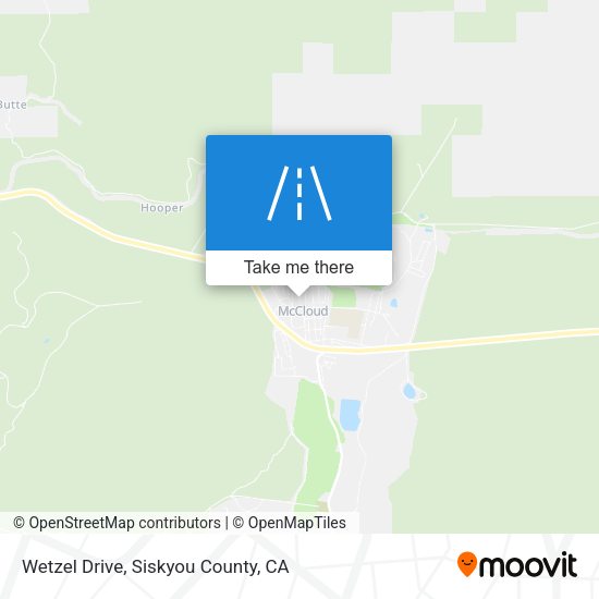 Wetzel Drive map