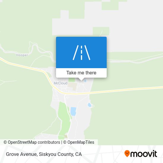 Grove Avenue map