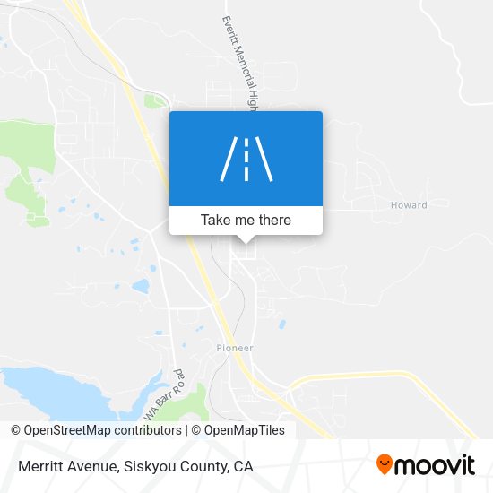 Mapa de Merritt Avenue