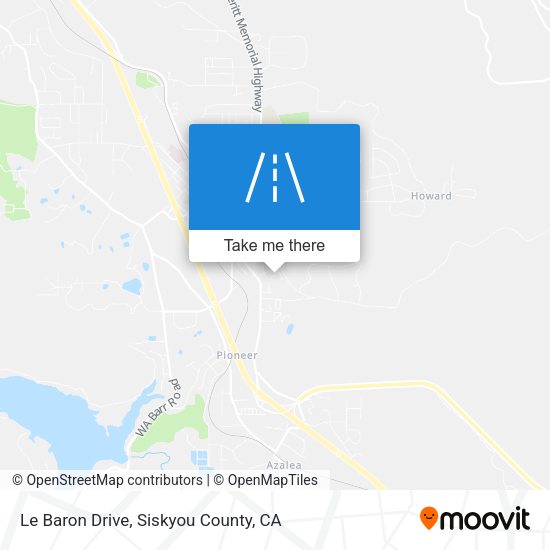 Le Baron Drive map
