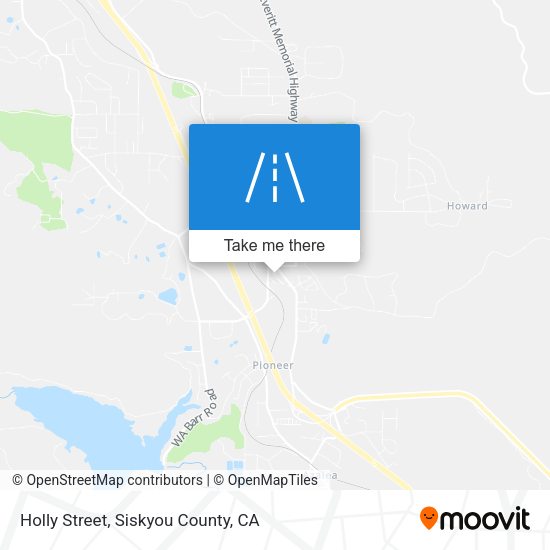 Holly Street map