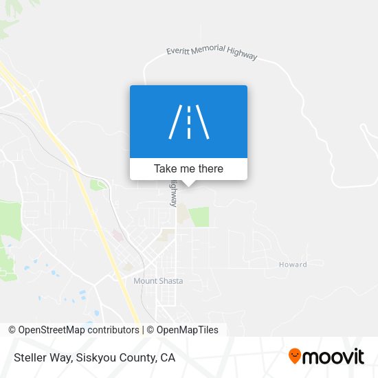Steller Way map