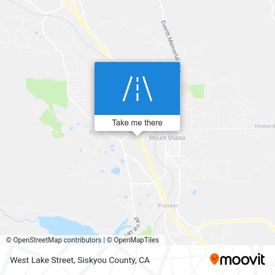 West Lake Street map