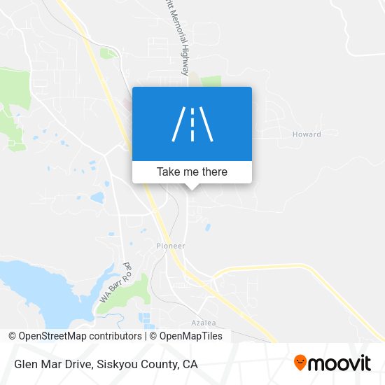 Glen Mar Drive map