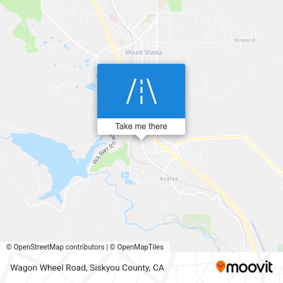 Wagon Wheel Road map