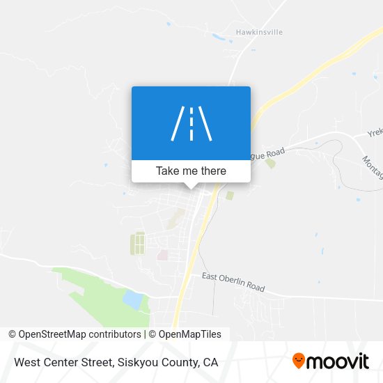 Mapa de West Center Street