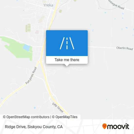 Ridge Drive map