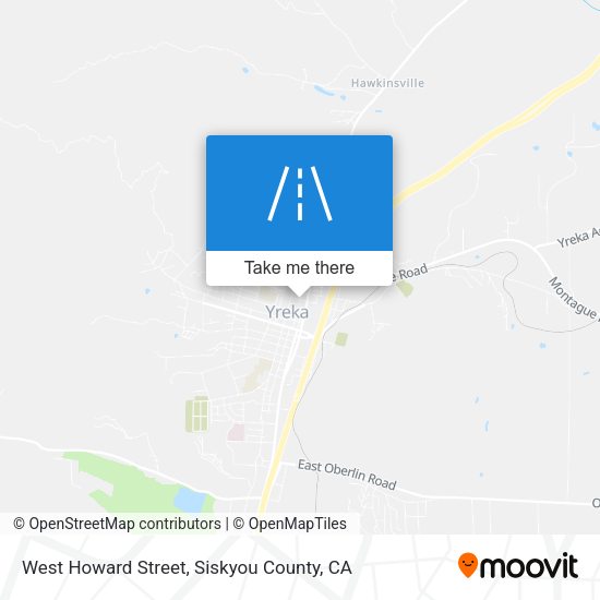 West Howard Street map