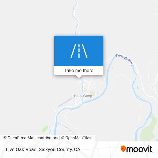 Mapa de Live Oak Road