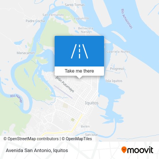 Mapa de Avenida San Antonio