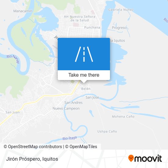 Jirón Próspero map