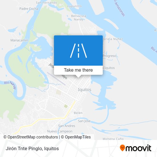 Mapa de Jirón Tnte Pinglo